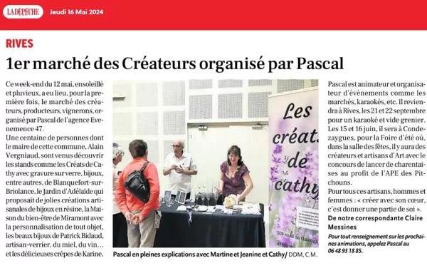 Articles de journeaux la dépêche