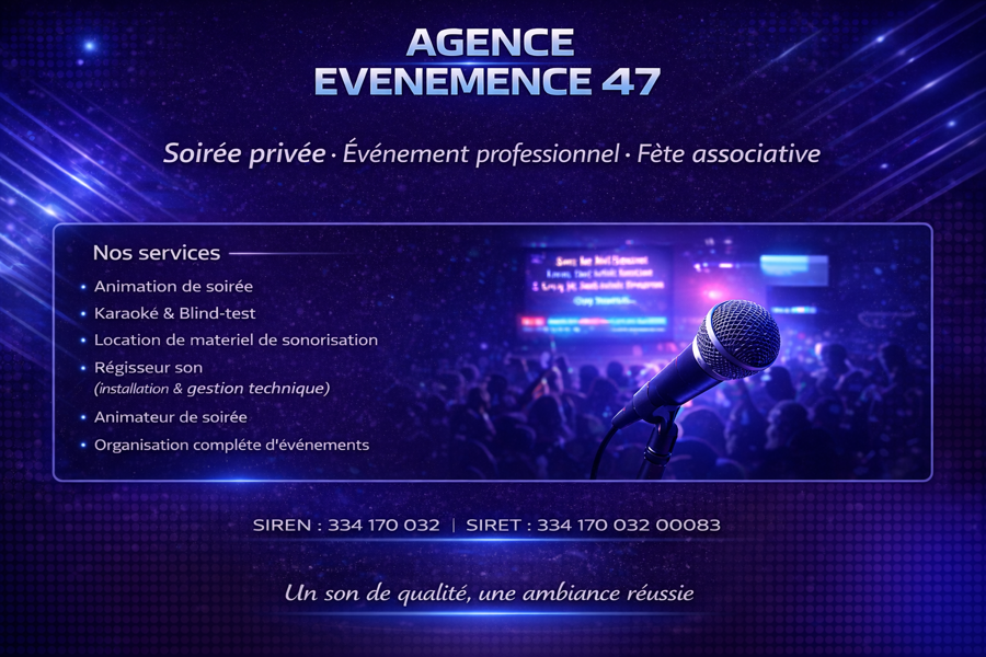 Agence Evenemence 47